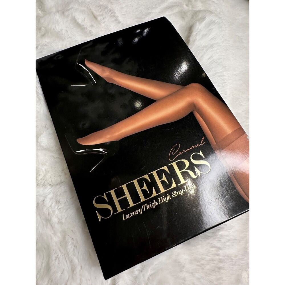 Honey Birdette Stockings CARAMEL SHEERS🤎 Stocking Stay-Ups Small